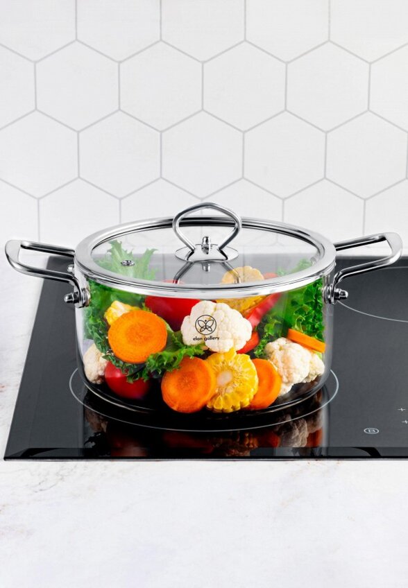 Кастрюля и крышка Elan Gallery