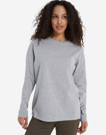 Лонгслив женский Carhartt Workwear Logo, Серый женщинам