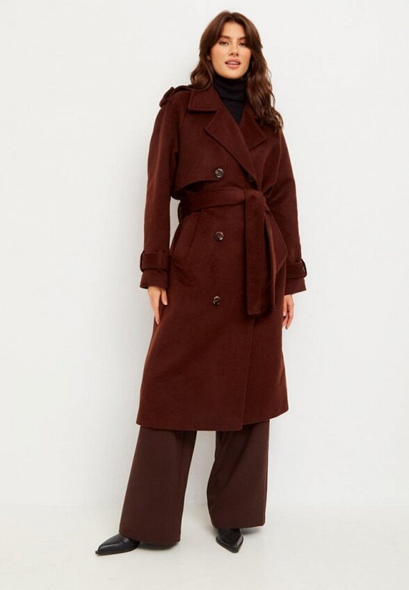 Пальто двубортное Droid&I