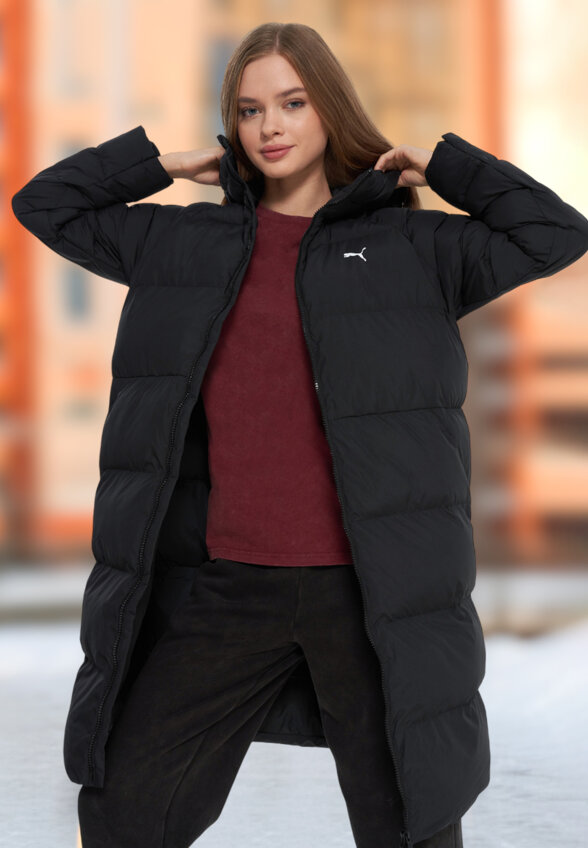Пуховик женский PUMA, Черный