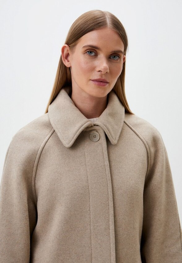 Пальто однобортное Sela