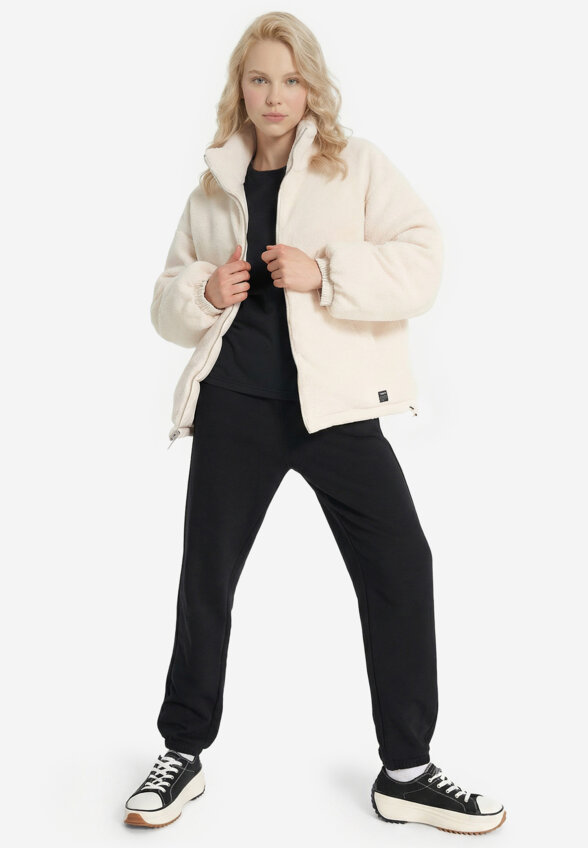 Пуховик женский оверсайз Termit, Бежевый