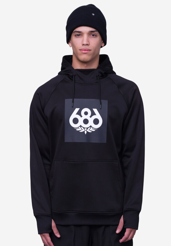 Худи мужское 686, Черный