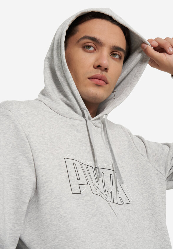 Худи мужское PUMA, Серый