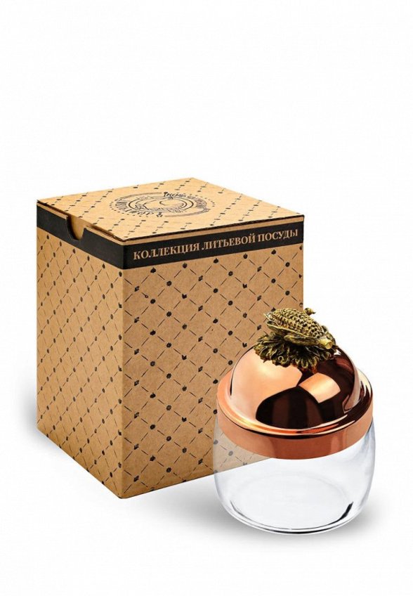 Банка для хранения Кольчугинский мельхиор