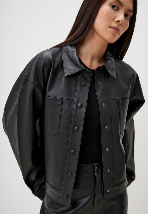 Куртка кожаная Снежная Королева