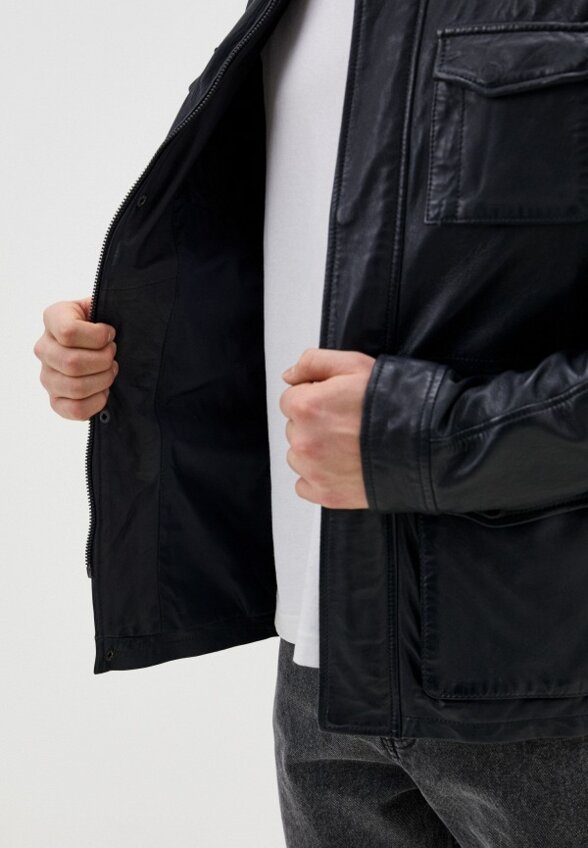 Куртка кожаная Urban Fashion for Men