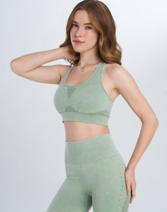 Топ бра спортивный Sensana, Зеленый женщинам