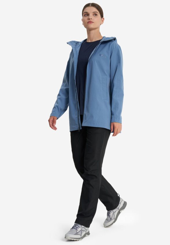 Ветровка женская Jack Wolfskin Desert, Голубой
