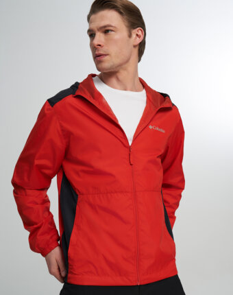 Ветровка мужская Columbia Discovery Loop Lined Windbreaker, Красный женщинам