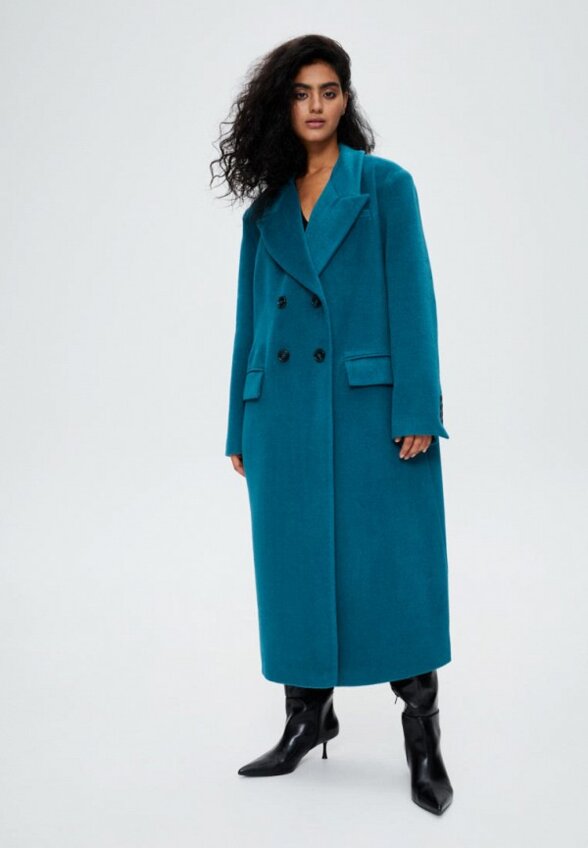 Пальто двубортное SashaOstrov