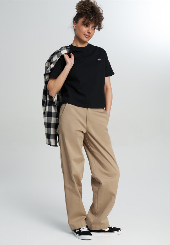 Футболка женская DICKIES Oakport Boxy, Черный