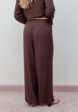 Домашние брюки из вискозы с завязками по низу5  - превью