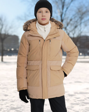 Куртка утепленная детская Columbia Marquam Peak Fusion II Parka, Желтый женщинам