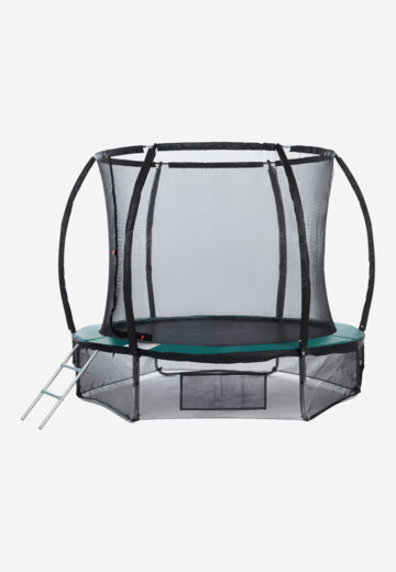 Батут KETTLER Wallaroo-80 с внутренней сеткой, 244 см, Черный