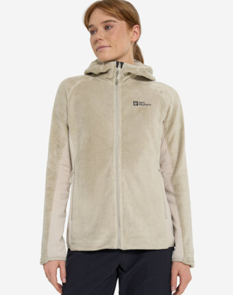 Джемпер флисовый женский Jack Wolfskin Rotwand, Бежевый женщинам