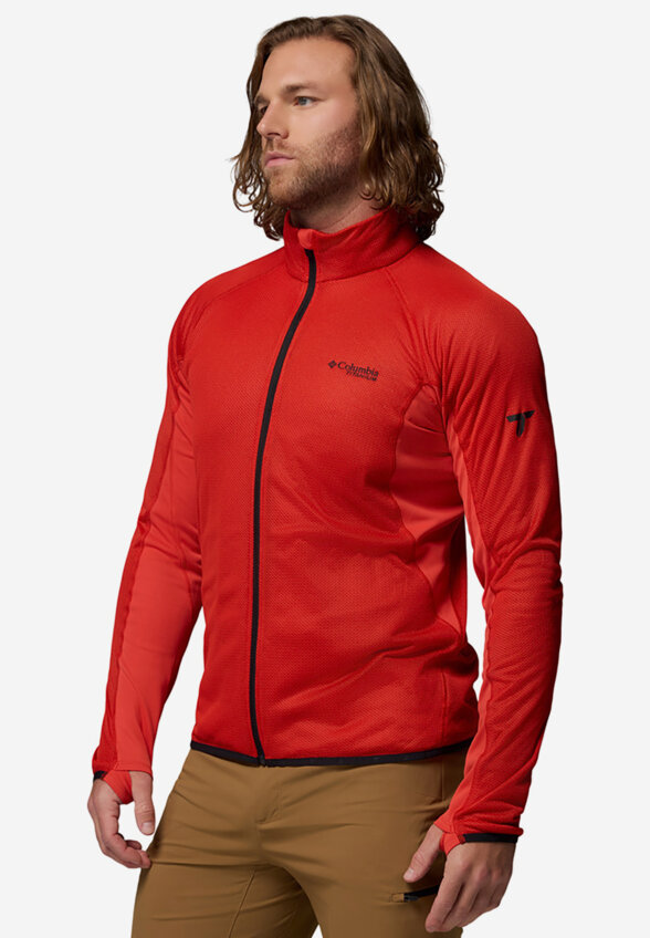 Толстовка мужская Columbia Summit Step Full Zip, Красный