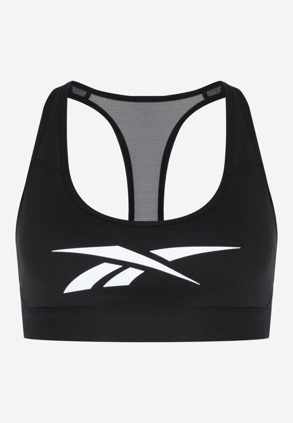 Топ бра спортивный Reebok Lux Vector Racer Bra, Черный