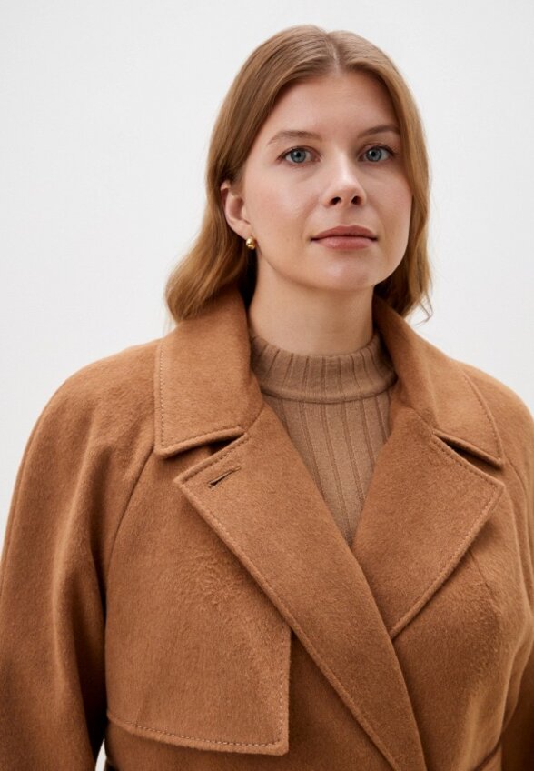 Пальто двубортное Le Monique