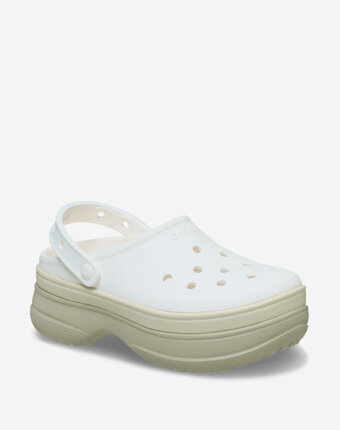 Сабо женские Crocs Classic Stacked, Белый женщинам