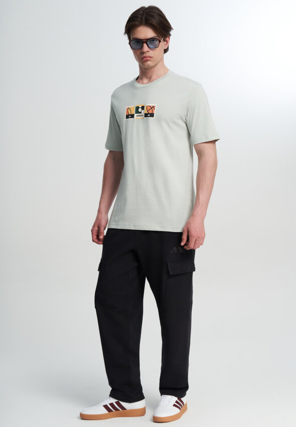 Футболка мужская adidas Mos Stamps, Голубой