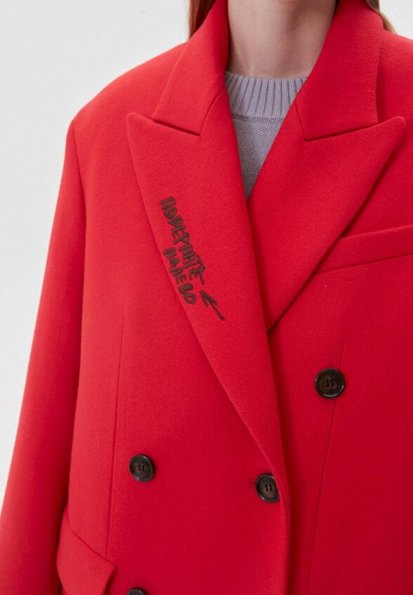 Пальто двубортное Eve&Esther