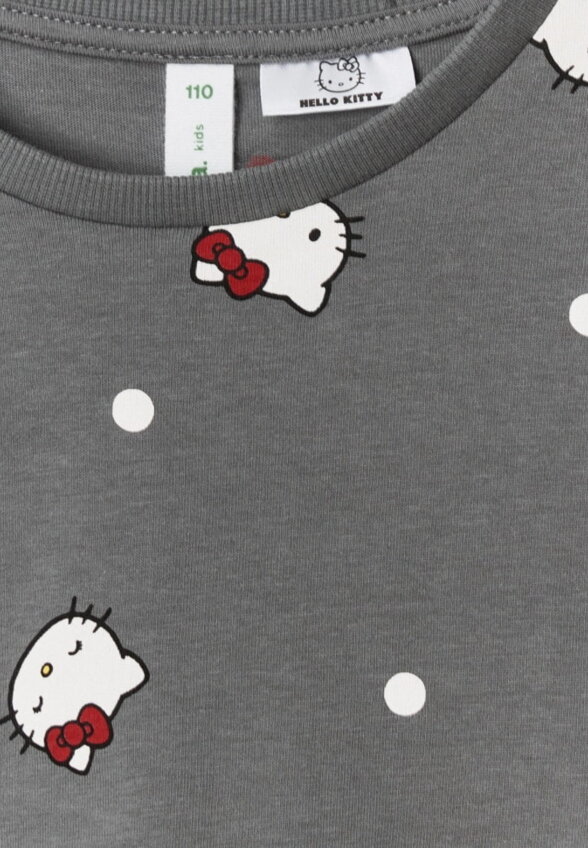 Лонгслив с принтом Hello Kitty для девочек