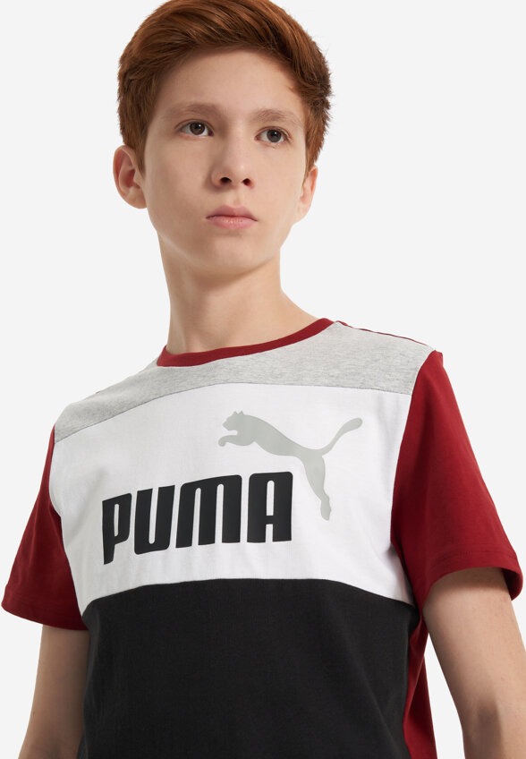 Футболка для мальчиков PUMA ESS+ Block, Красный