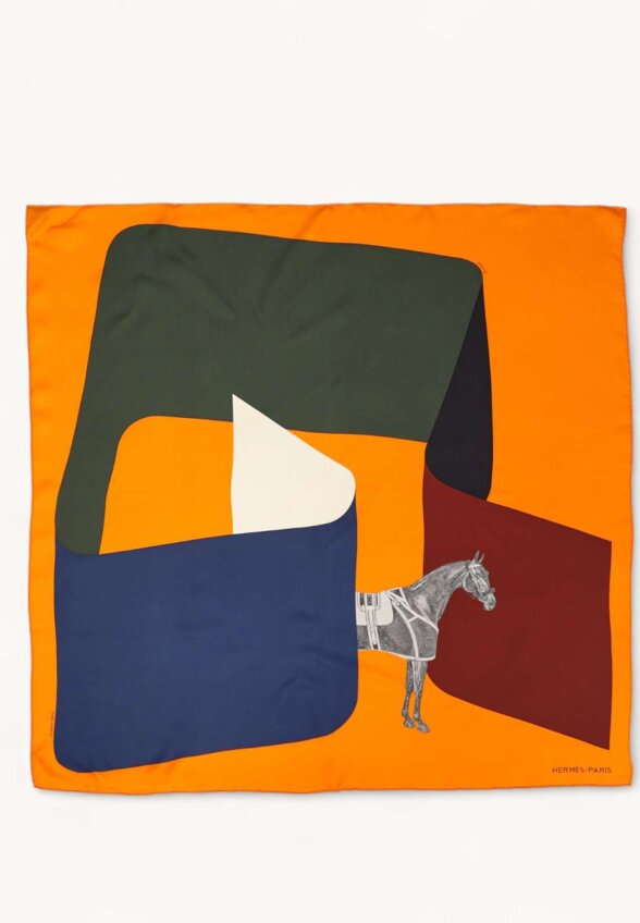 Hermes Silk Scarf