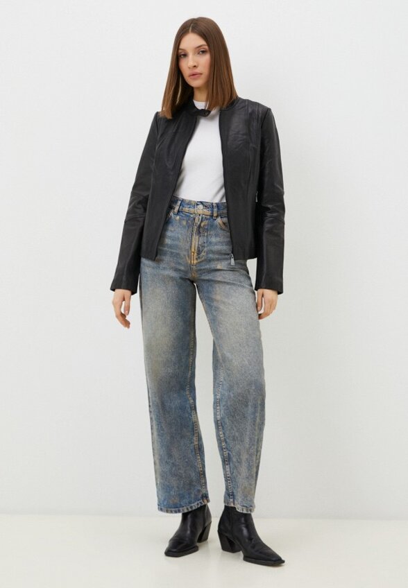 Куртка кожаная Снежная Королева