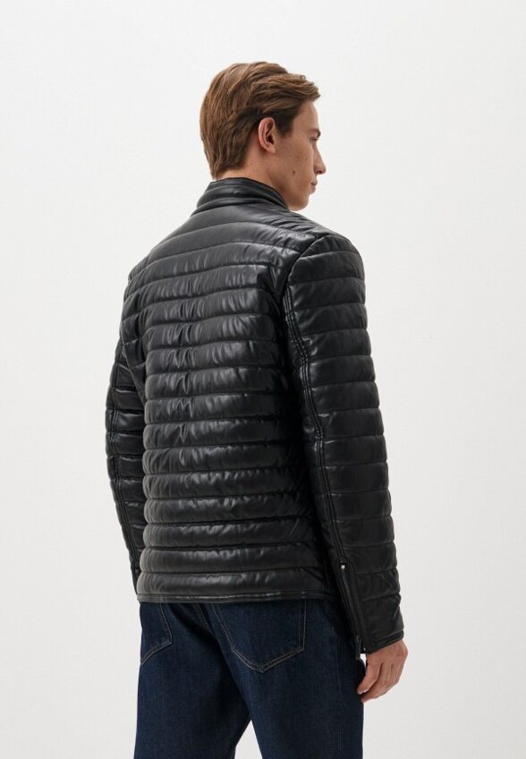 Куртка кожаная утепленная Colin's