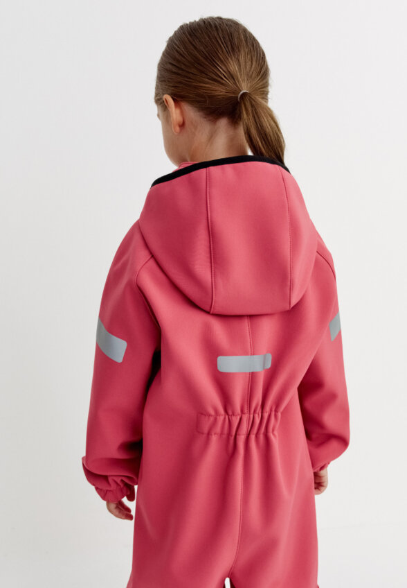 Комбинезон из Softshell на флисе для девочек