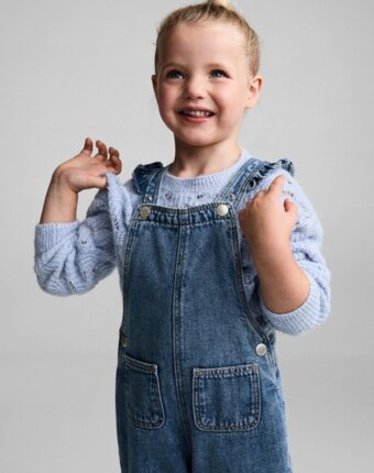 Комбинезон джинсовый Mango Kids детям
