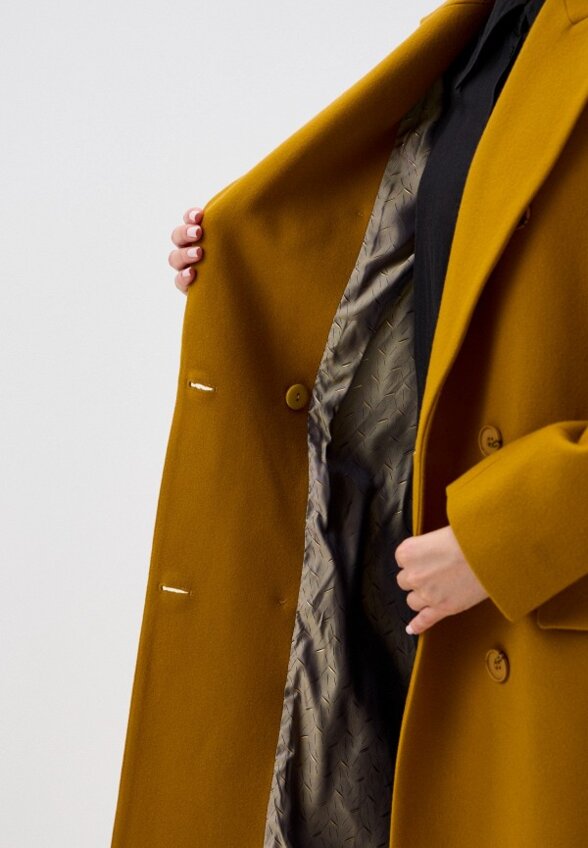 Пальто двубортное Sei Unica