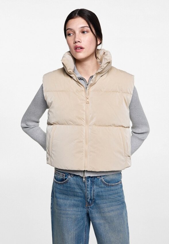 Жилет утепленный Mango Teen