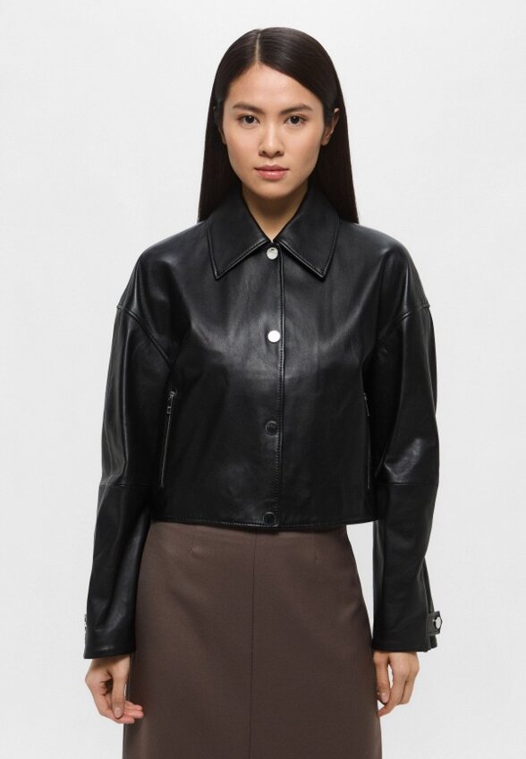 Куртка кожаная Boss