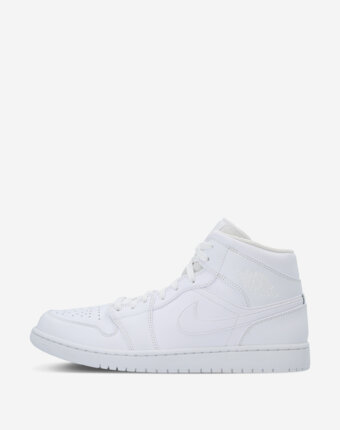 Кеды мужские Nike Air Jordan 1 Mid, Белый женщинам