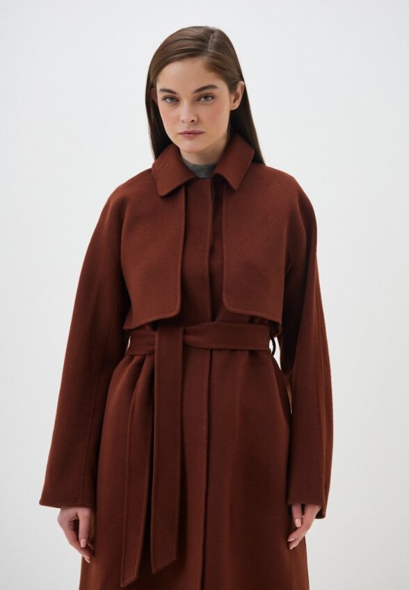 Пальто однобортное Lusio