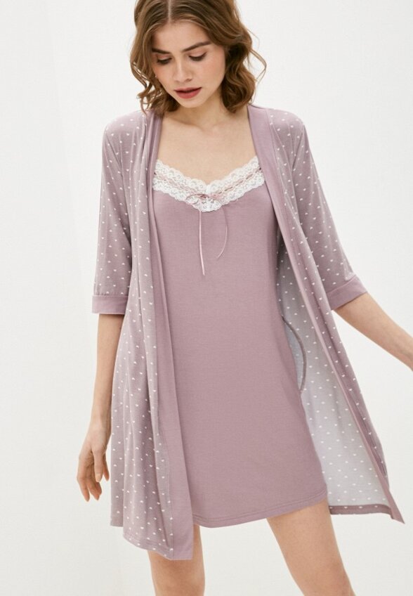 Халат и сорочка ночная Агапэ