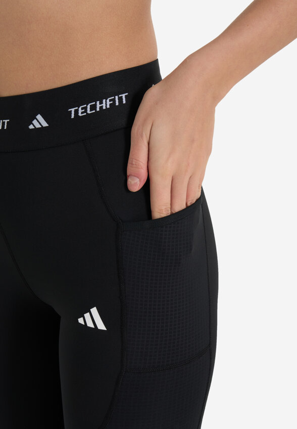 Легинсы компрессионные женские adidas, Черный