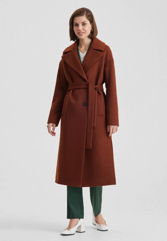 Пальто однобортное Sinar