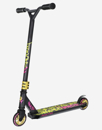 Самокат Reaction Stunt 2.0 alt, 100 мм, Черный детям