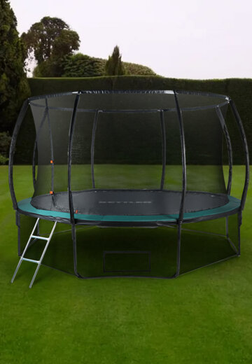 Батут KETTLER Wallaroo-120 с внутренней сеткой, 360 см, Черный