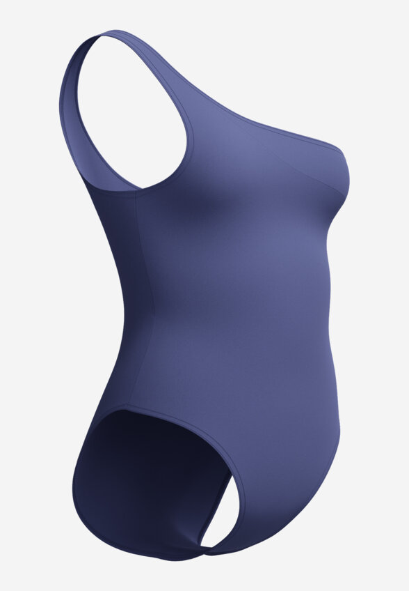 Купальник слитный женский Speedo Aysmtrc Solid, Синий