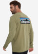 Лонгслив мужской Patagonia Logo, Зеленый3  - превью