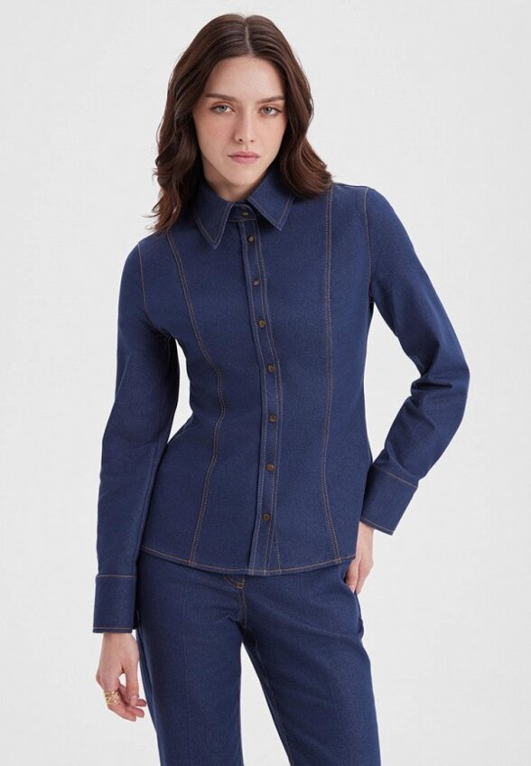 Рубашка джинсовая Olesa Chugunova