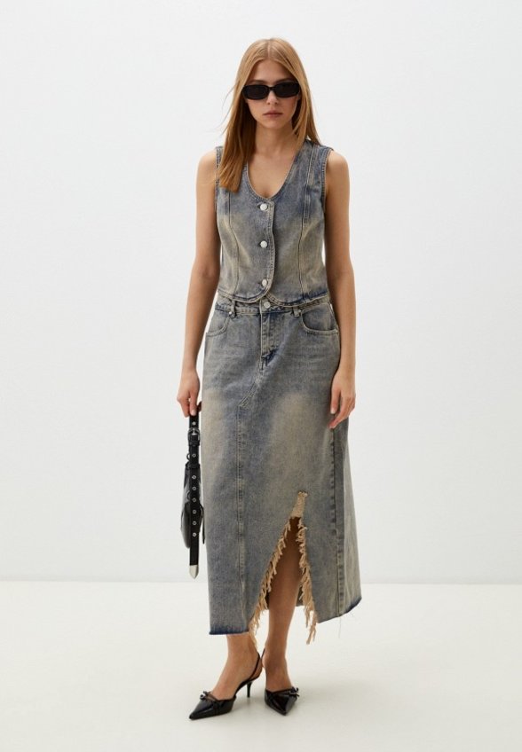 Жилет джинсовый Sela