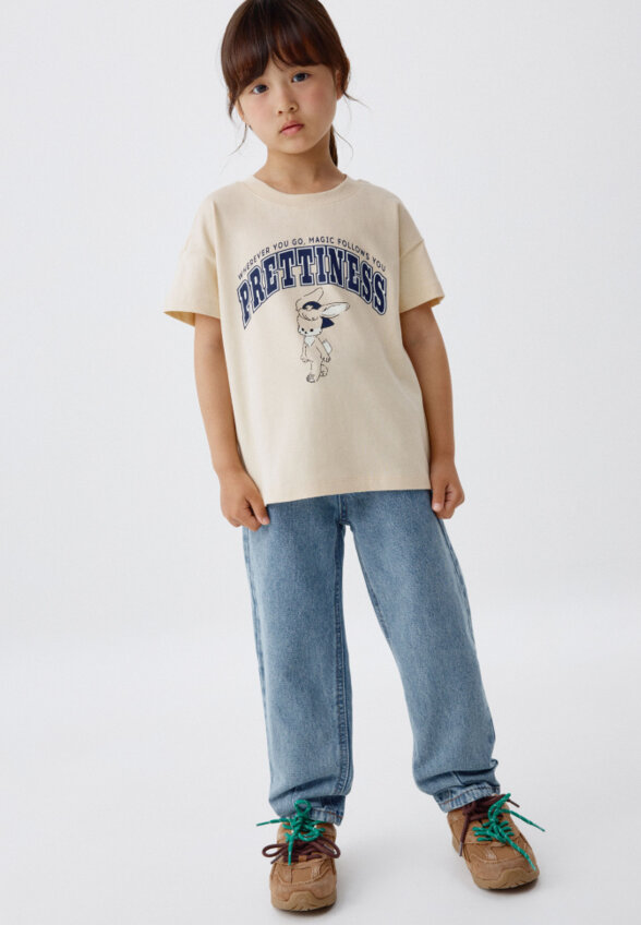 Джинсы Paperbag fit для девочек