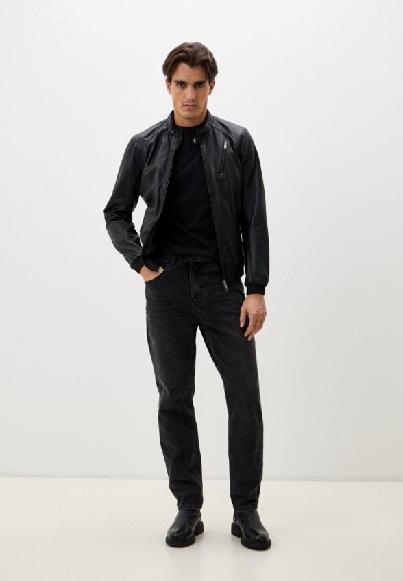 Куртка кожаная Urban Fashion for Men