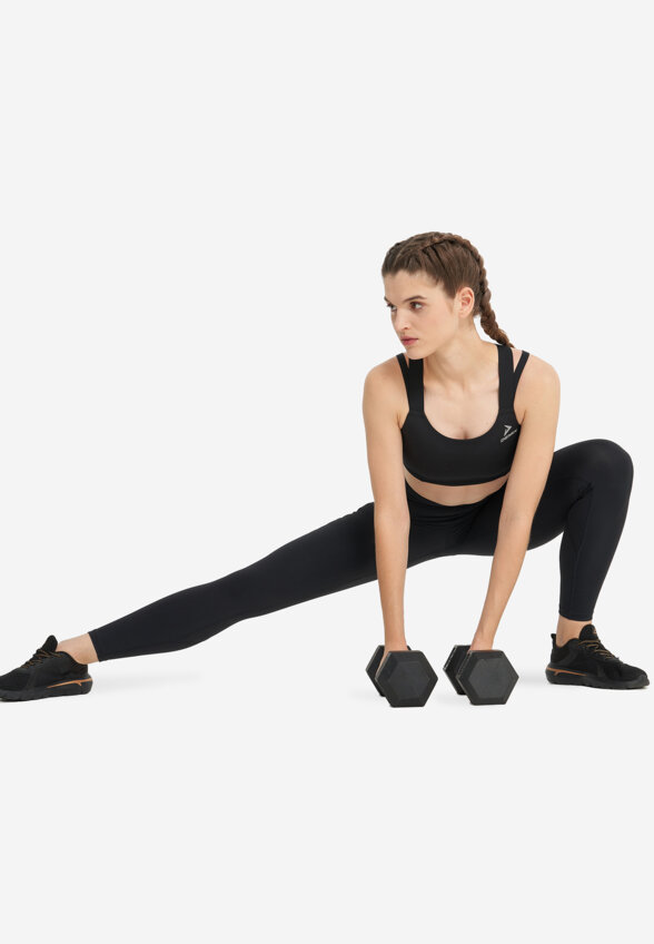 Топ бра спортивный Demix MuseFit Gym Scuba, Черный